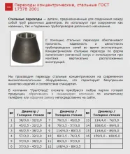Переход 89*6-57*4 (К) ст.20 ГОСТ 17378-01